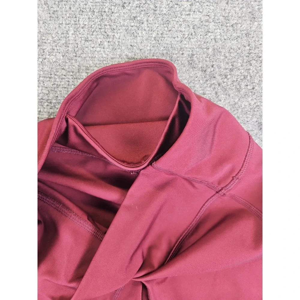 Fabletics Motion 365 Shorts Women's Size S High Waisted Burgundy 6